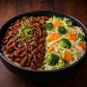 24 Oz Beef – Veggies Teriyaki Bowl