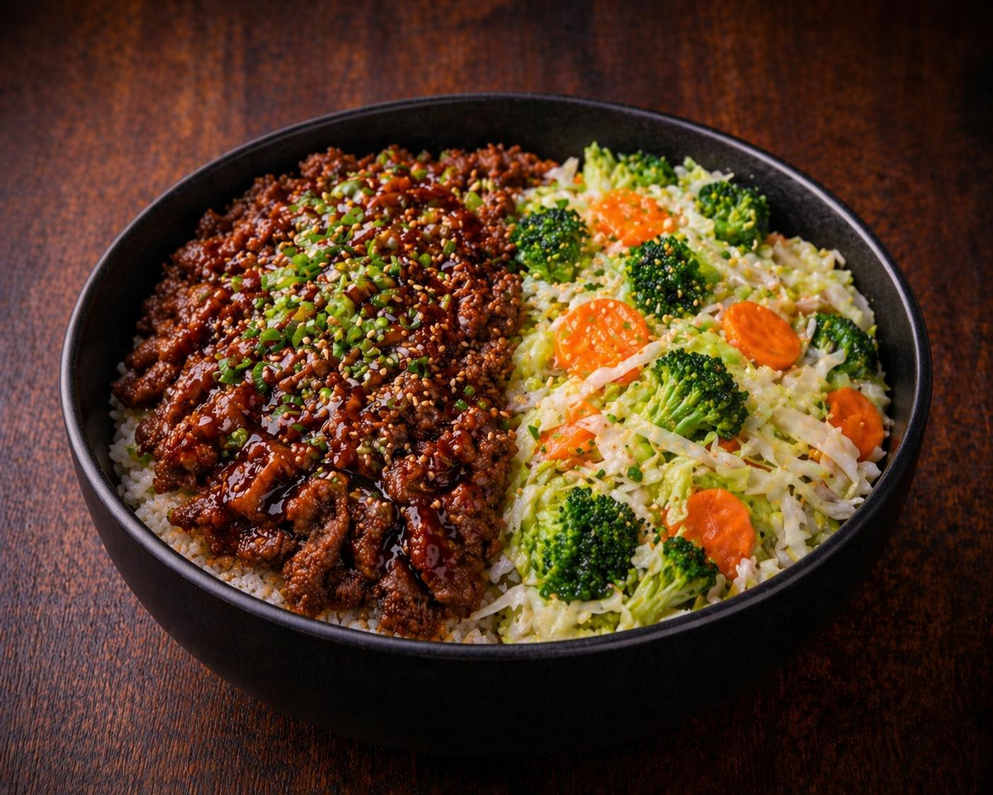 24 Oz Grilled Dark-Meat Chicken – Veggies Teriyaki Bowl